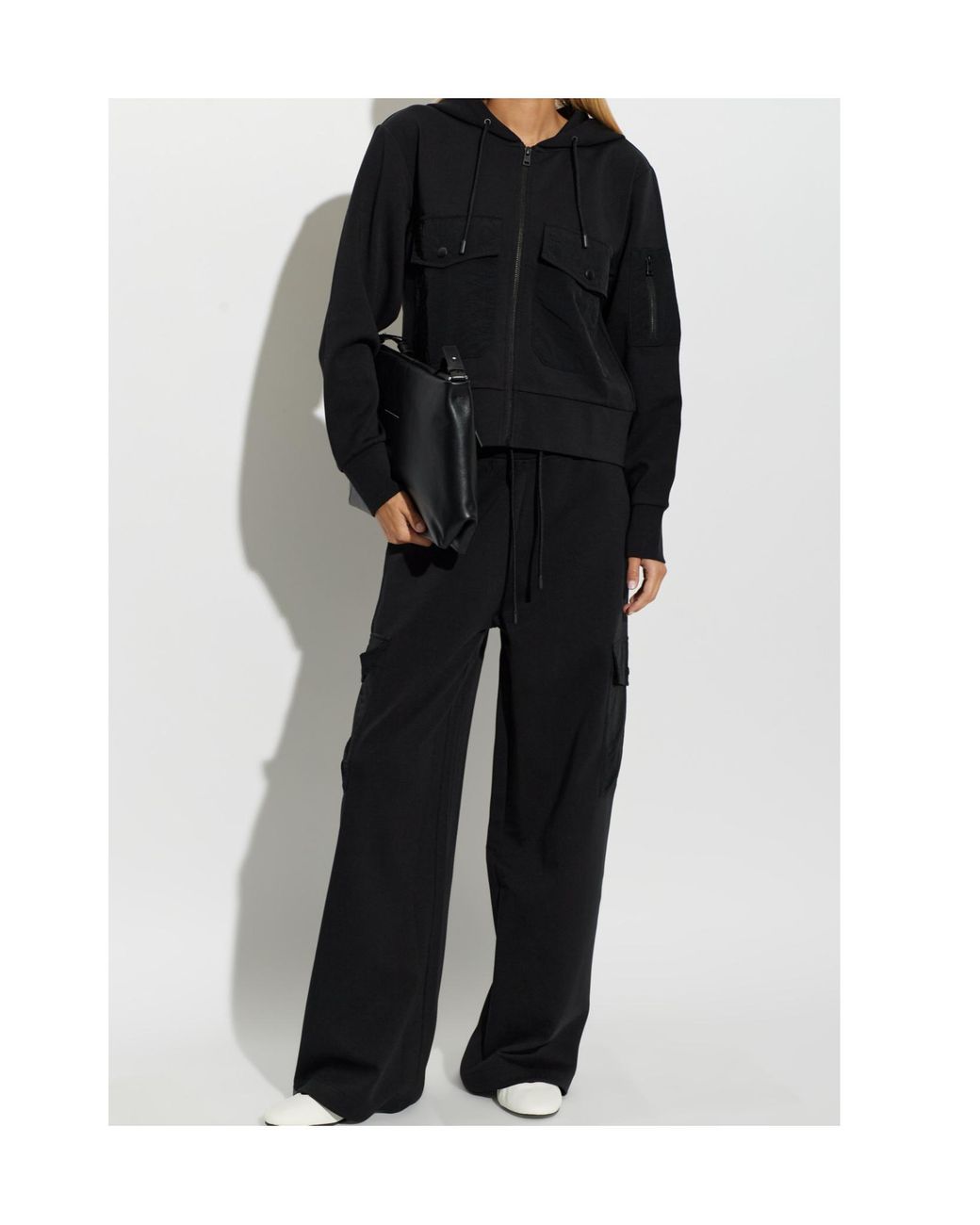 Woolrich Black Drawstring Cargo Pants