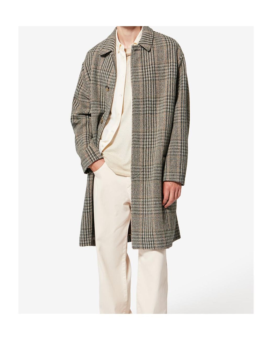 Isabel Marant Gray Franco Coat for men