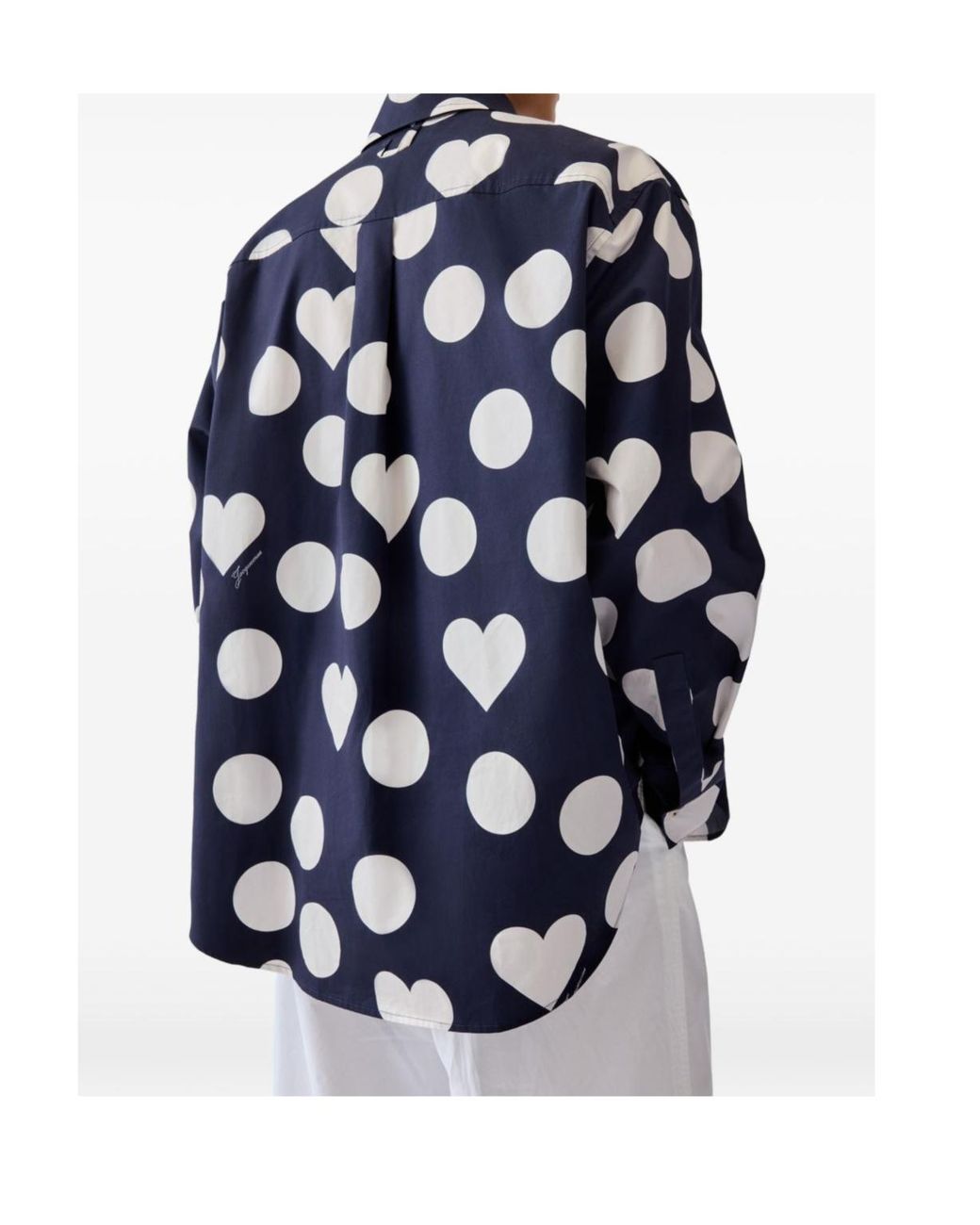 Jacquemus Blue The Camargue Polka-Dot Shirt for men