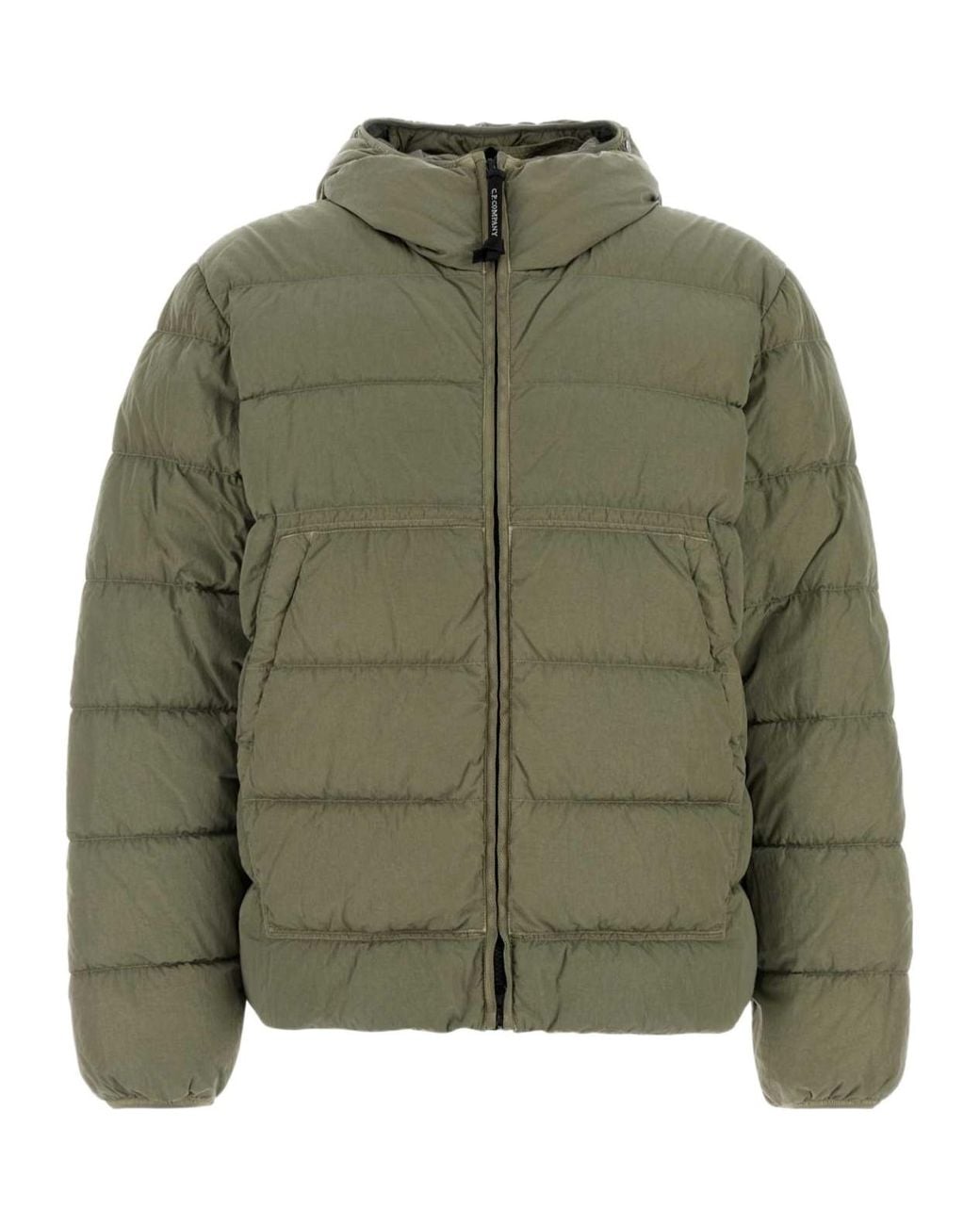C P Company Green Chrome-R Polyamide Down Jacket for men