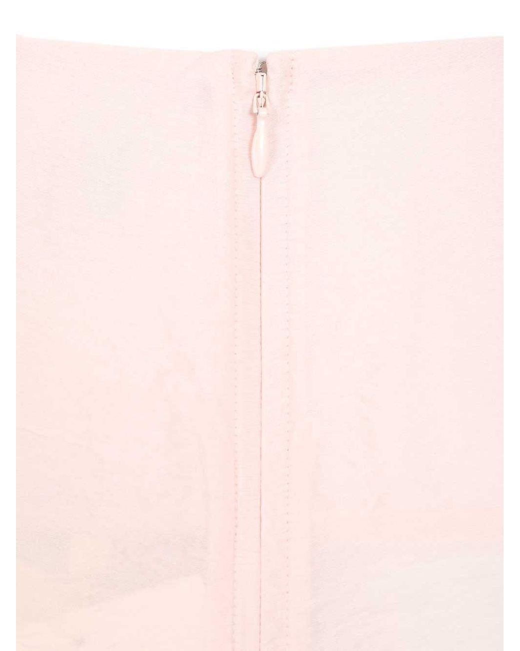 Totême Pink Parachute Silk Blend Skirt