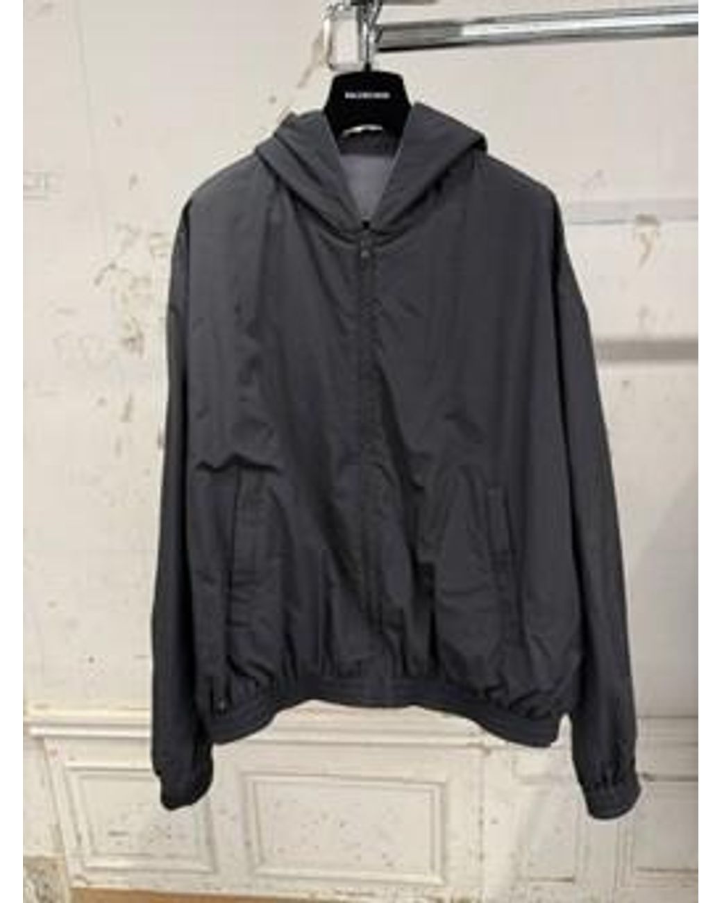 Balenciaga Blue Cursive Reversible Tracksuit Jacket for men