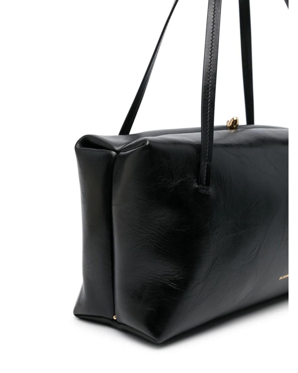 Jil Sander Black Goji Pillow Medium Shoulder Bag