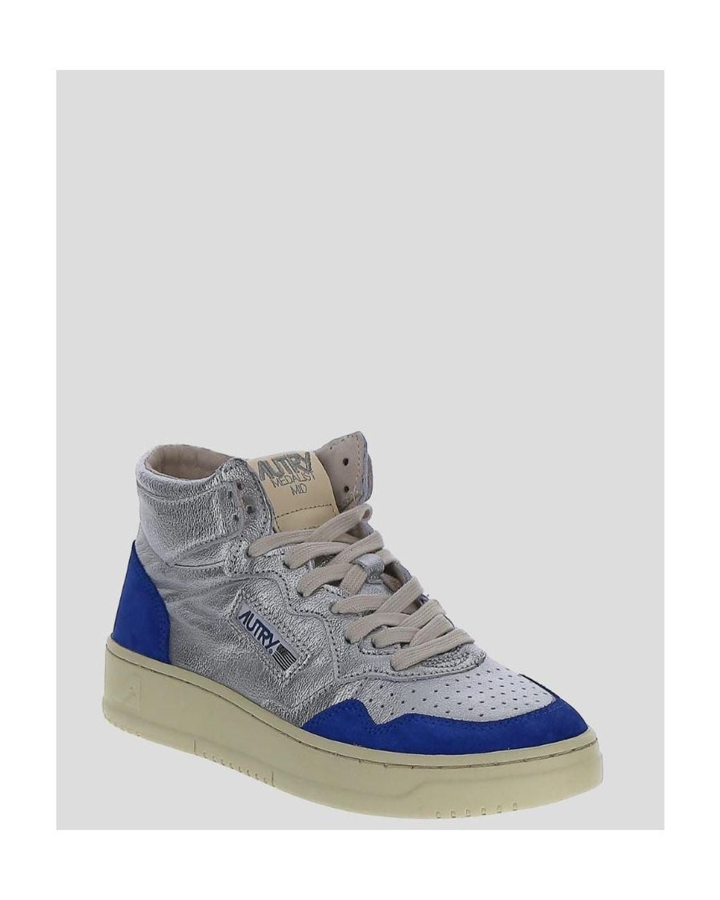 Autry Blue High-Top Sneakers for men