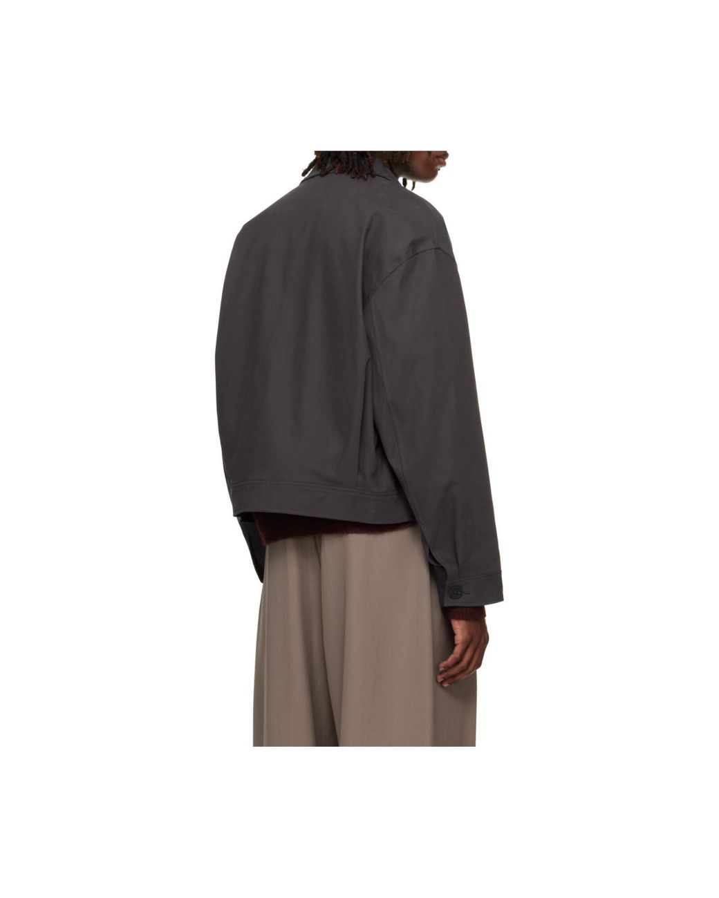 Studio Nicholson Gray Drey Button-Up Jacket for men