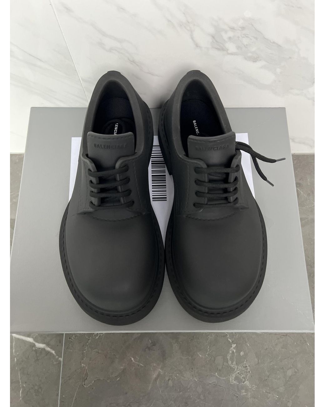 Balenciaga Steroid Derby Shoes in Black for Men | Lyst