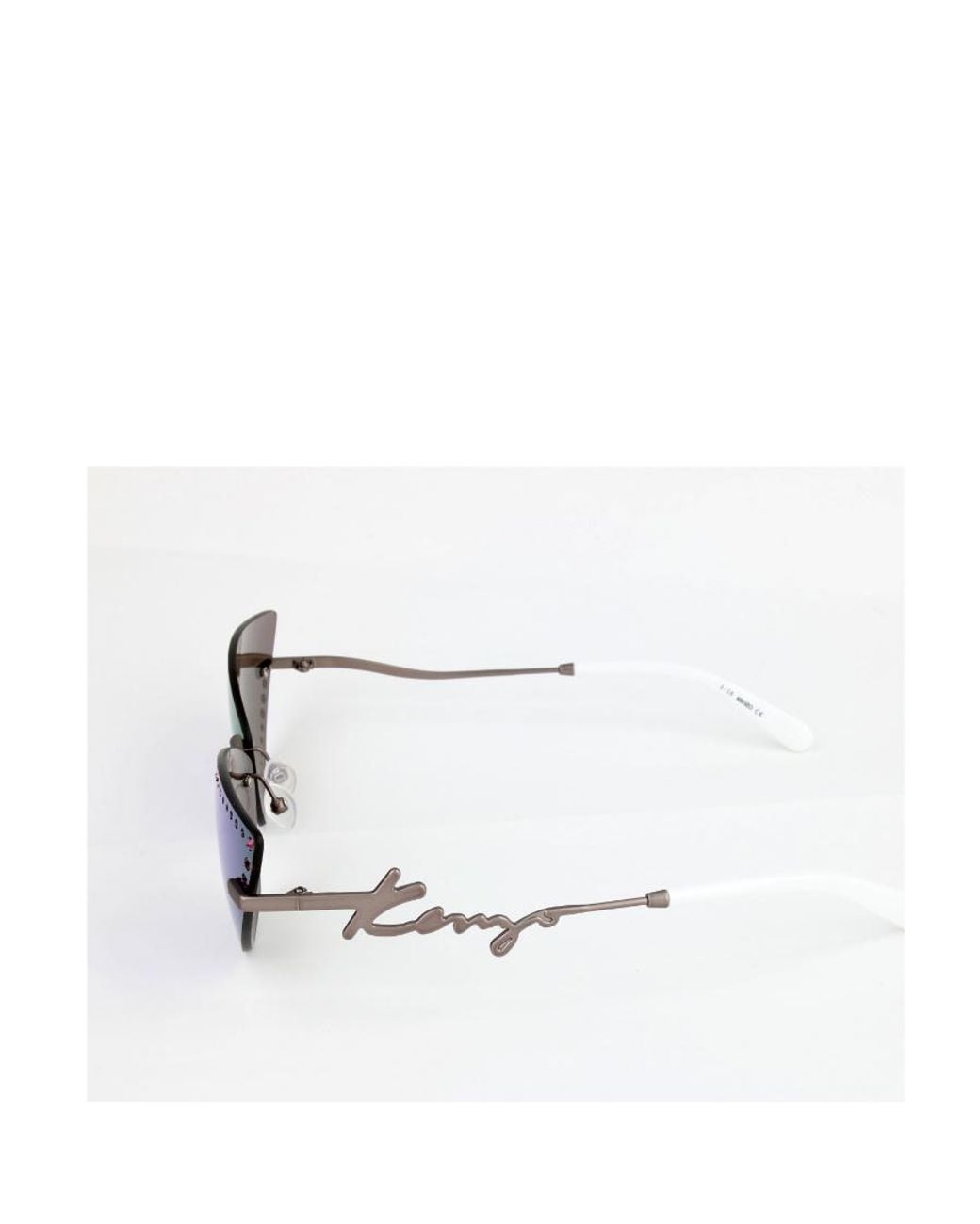 KENZO Purple Triangular Sunglasses