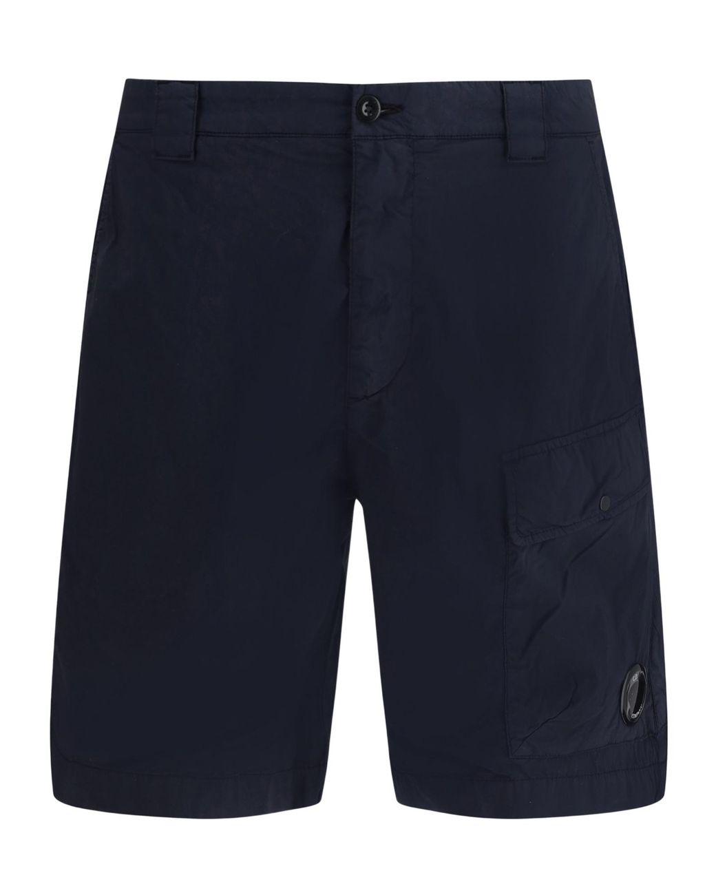 C P Company Blue Cargo Shorts for men
