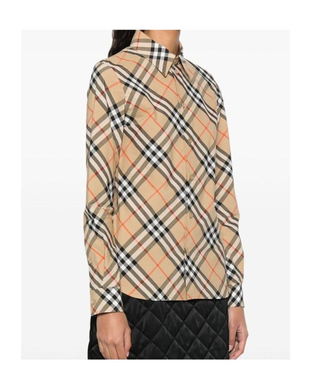 Burberry Multicolor Multicolour Cotton Plaid Shirt