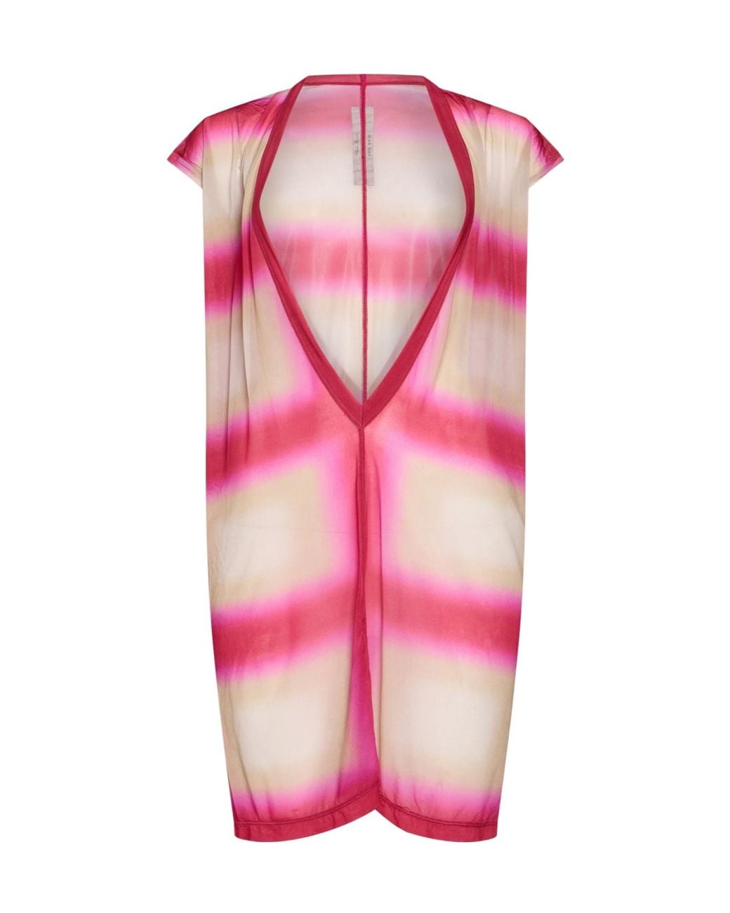 Rick Owens Pink Top Cupro, Elastane