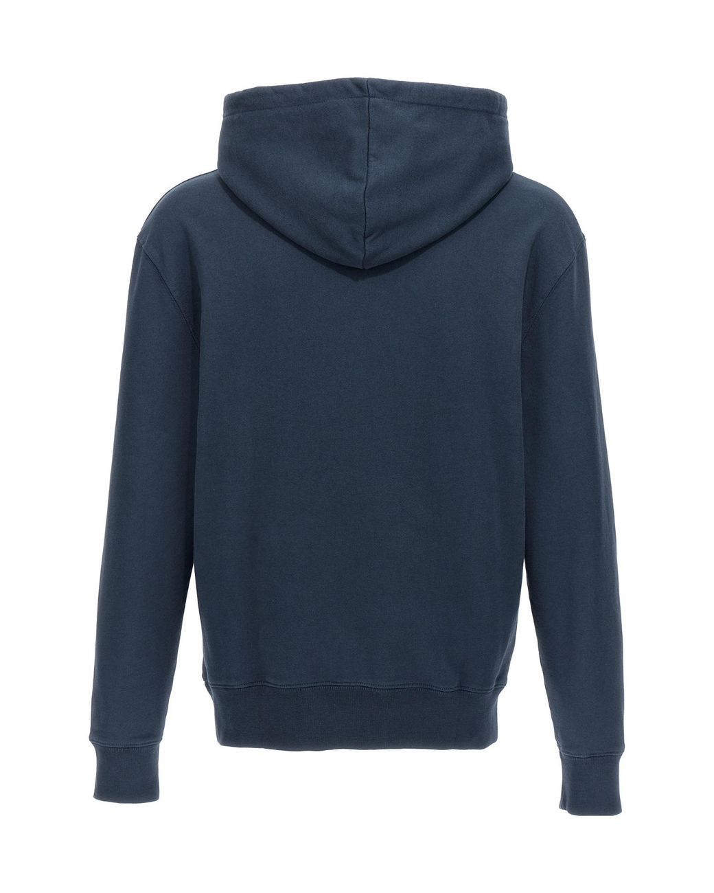 Maison Kitsuné Blue Maison Kitsuné Bold Fox Head Patch Drawstring Hoodie for men