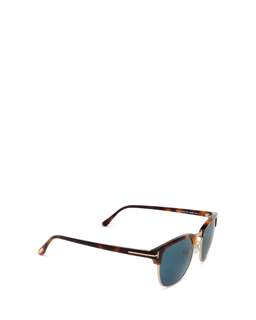 Tom Ford Blue Henry Round Frame Sunglasses for men