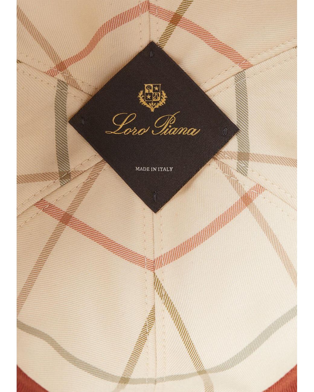 Loro Piana White Baseball Cap for men