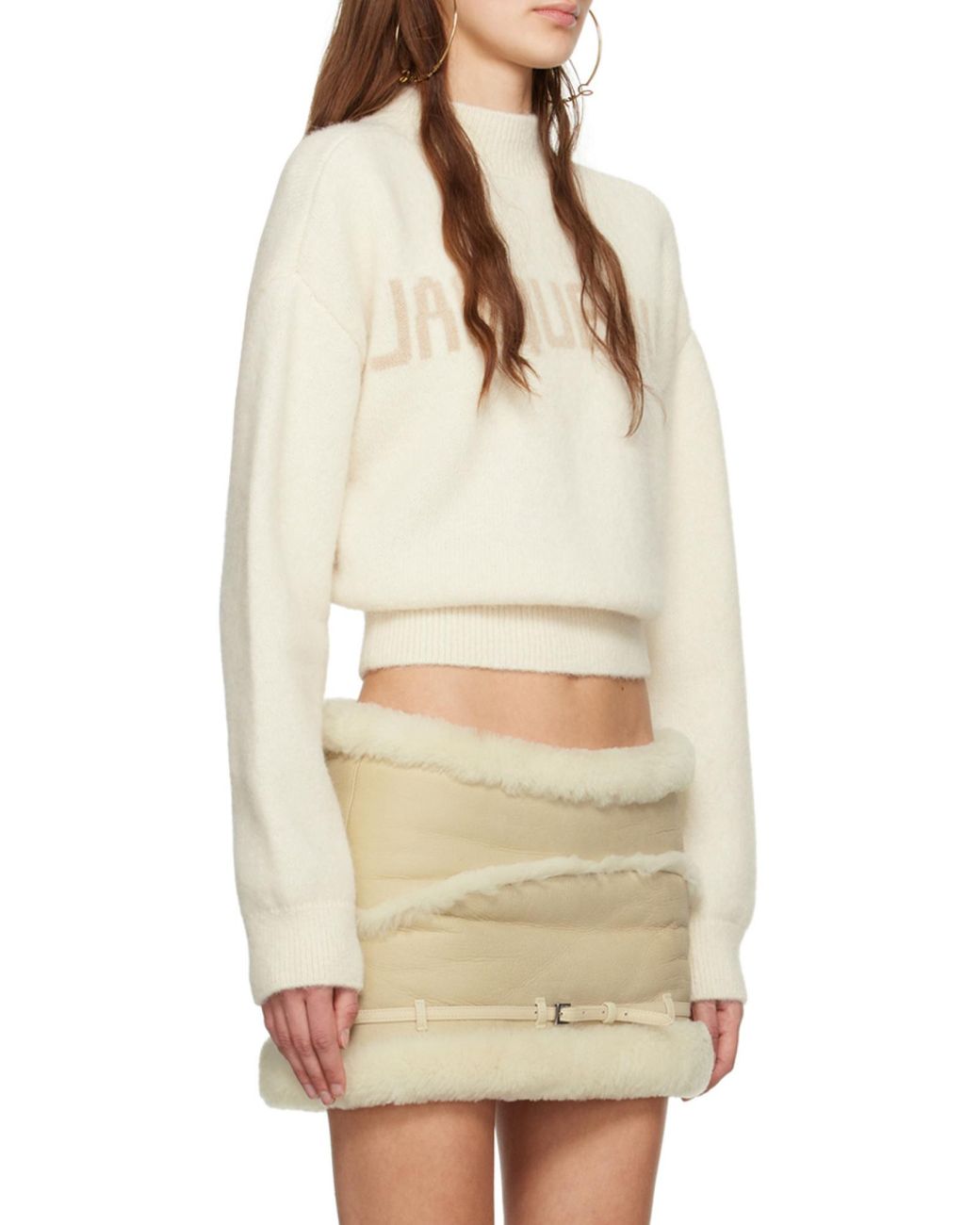 Jacquemus White La Maille Sweater