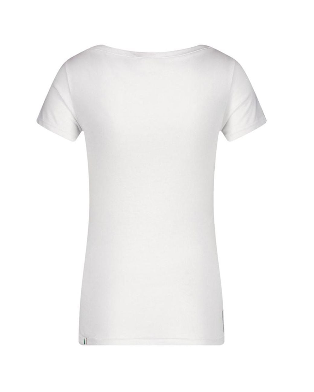 Armani Jeans White Logo Letter Print Short-Sleeve T-Shirt
