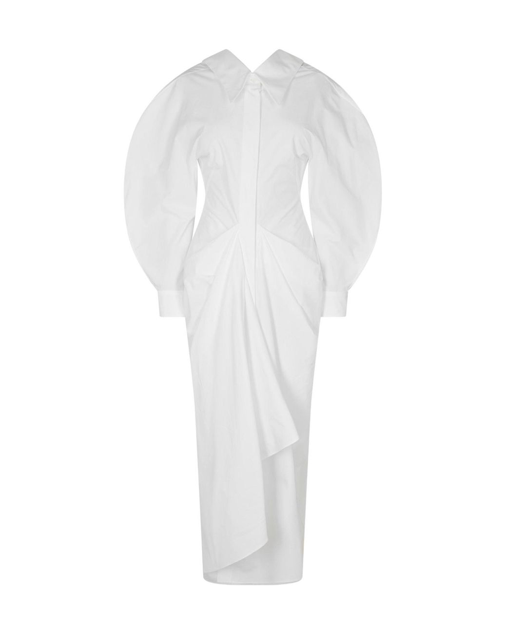 Givenchy White Long Shirt Dress