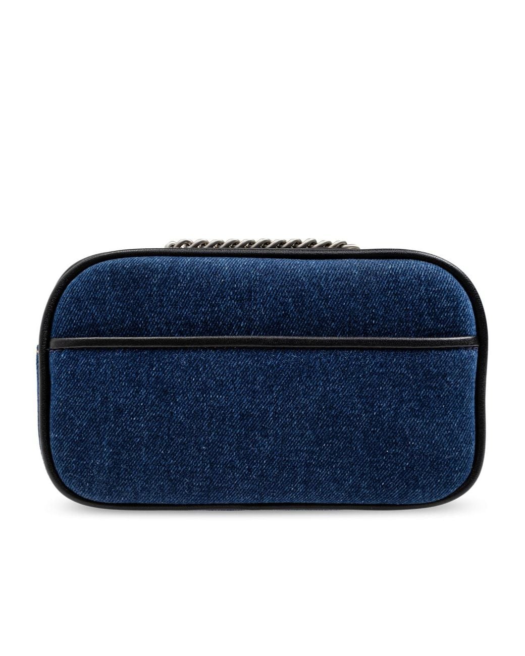 Marc Jacobs Blue The Denim Chain Snapshot Crossbody Bag