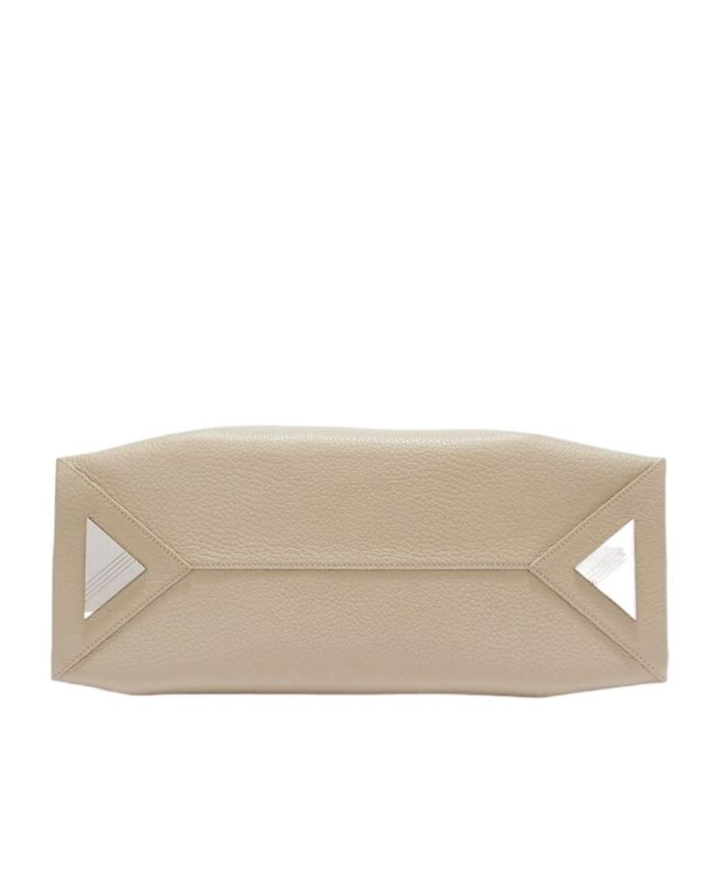 The Attico Natural The La Passeggiata Medium Top Handle Bag