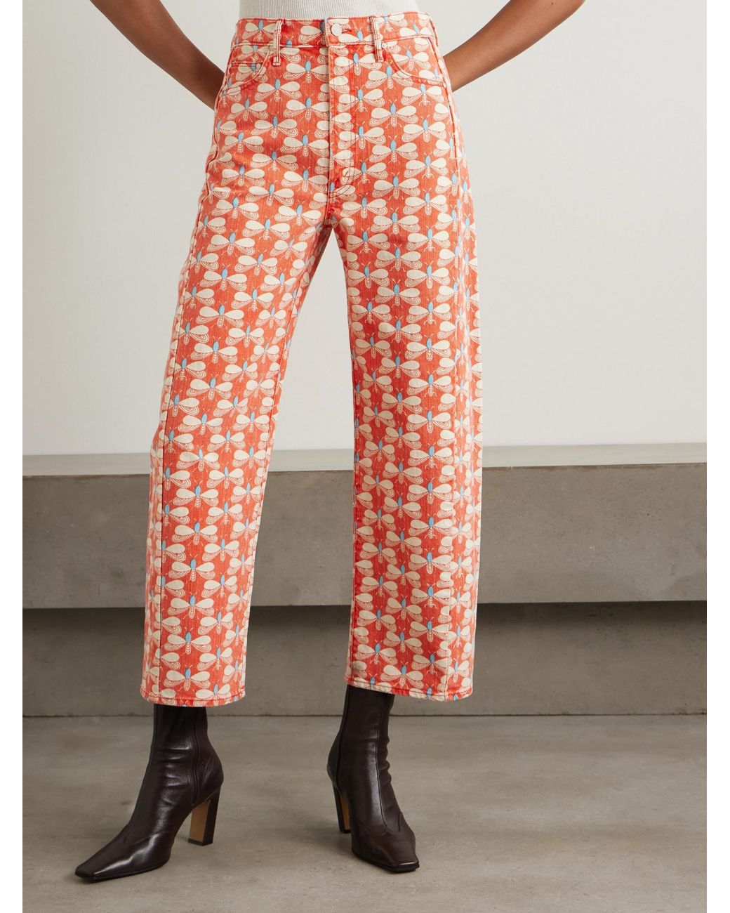 Mother Pink Simple Jeans