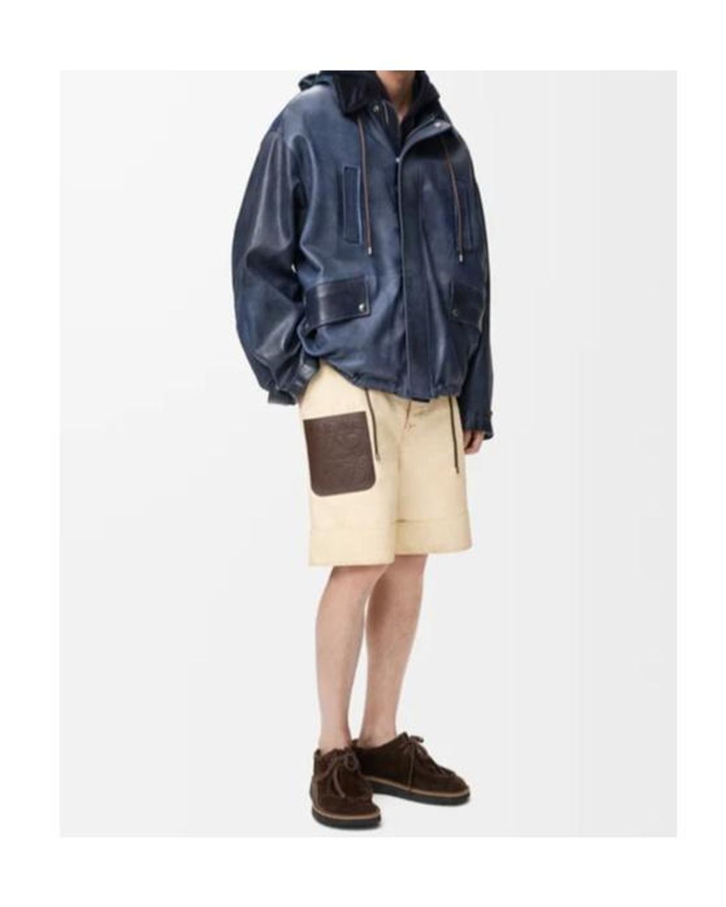 Loewe Natural Turn-Up Shorts for men