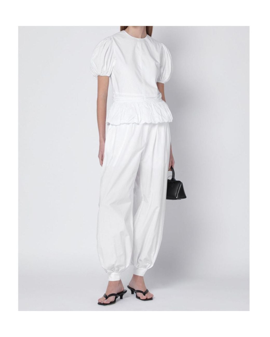 ROTATE BIRGER CHRISTENSEN White Balloon Trousers