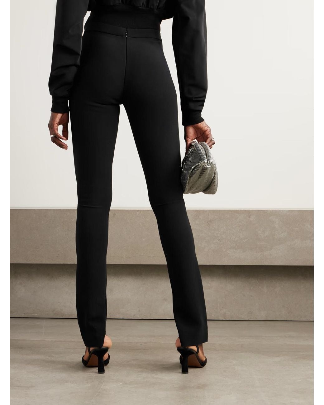 Stella McCartney Black High-Waist Trousers