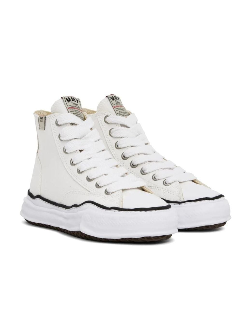Maison Mihara Yasuhiro White Peterson High-Top Sneakers for men