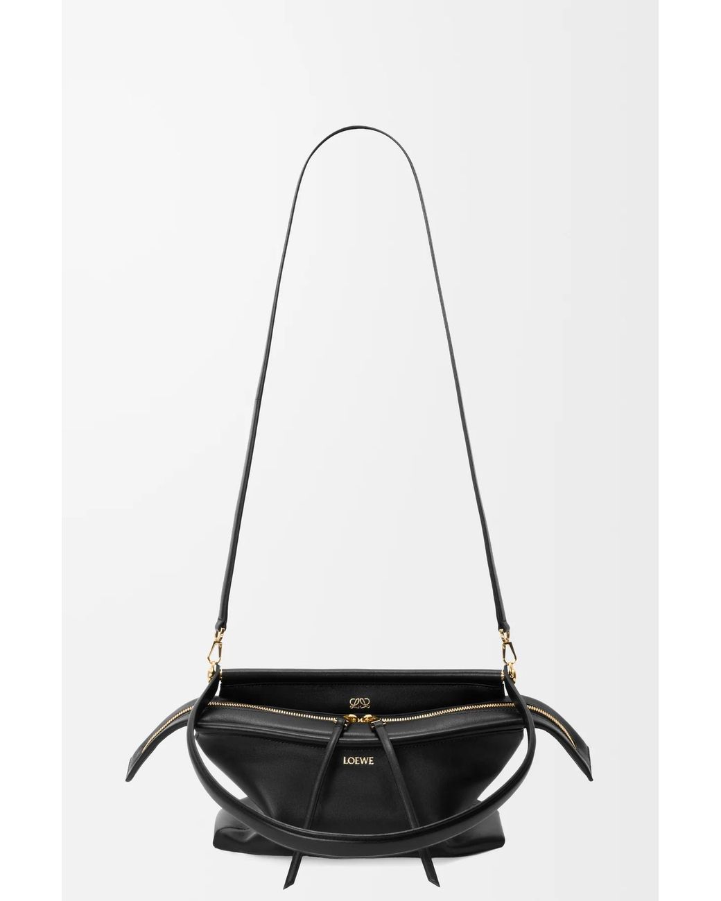 Loewe Black Medium Top Handle Shoulder Bag