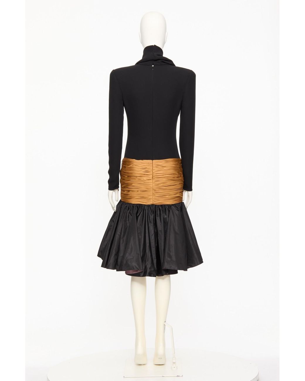 Valentino Black Long-Sleeved Dress