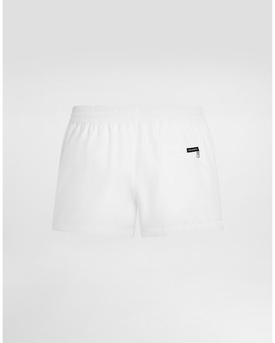 Dolce & Gabbana White Drawstring Swim Shorts for men