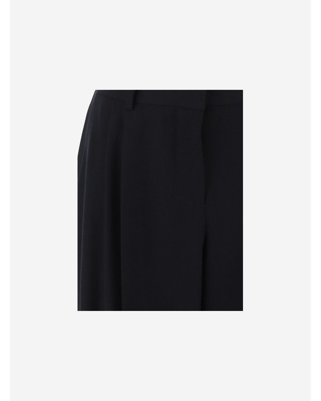 The Row Blue Lior Pleated Pants
