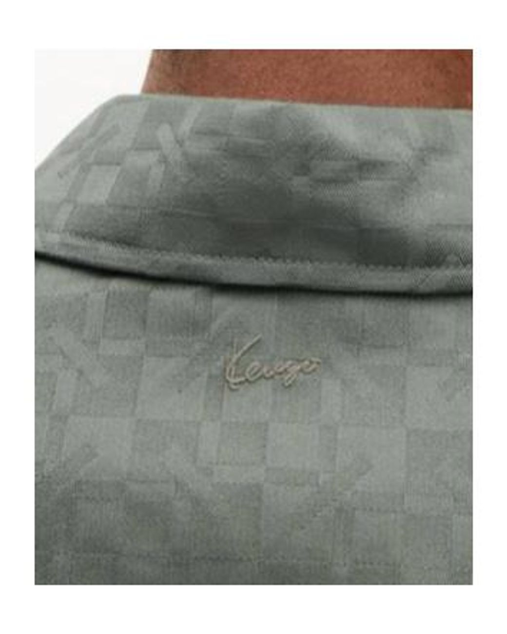KENZO Green Gram Workwear Overshirt for men