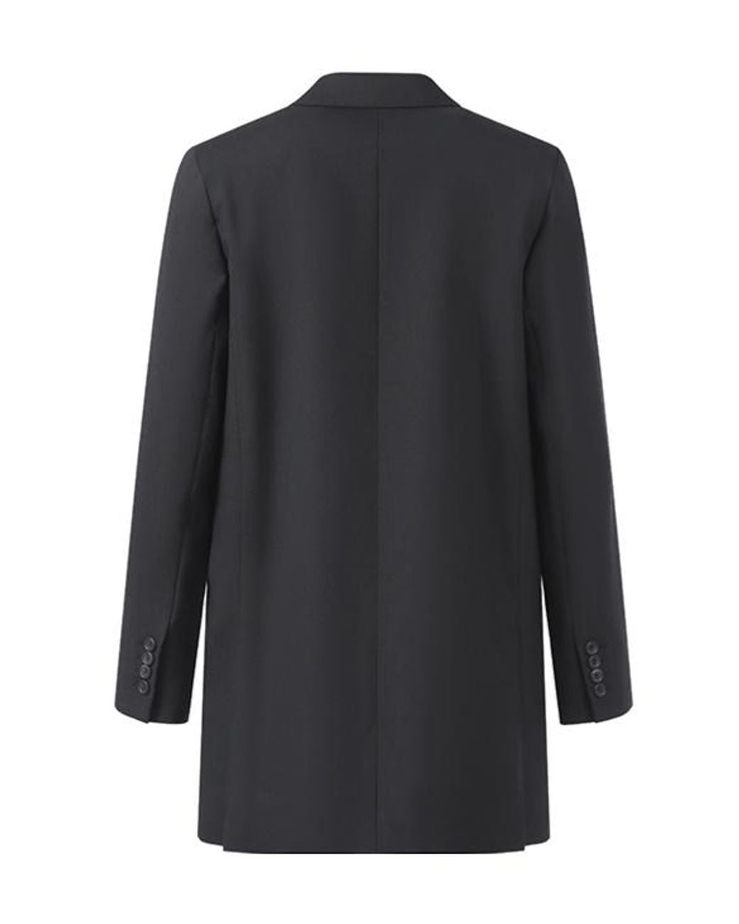 Max Mara Black Double-Breasted Long-Sleeved Blazer