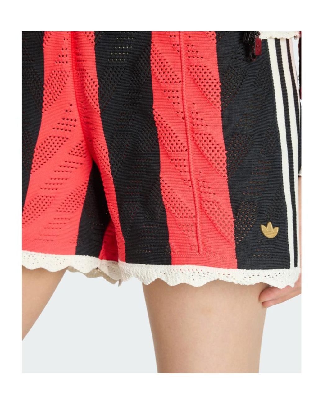 Adidas Originals Red Firebird Loose Shorts