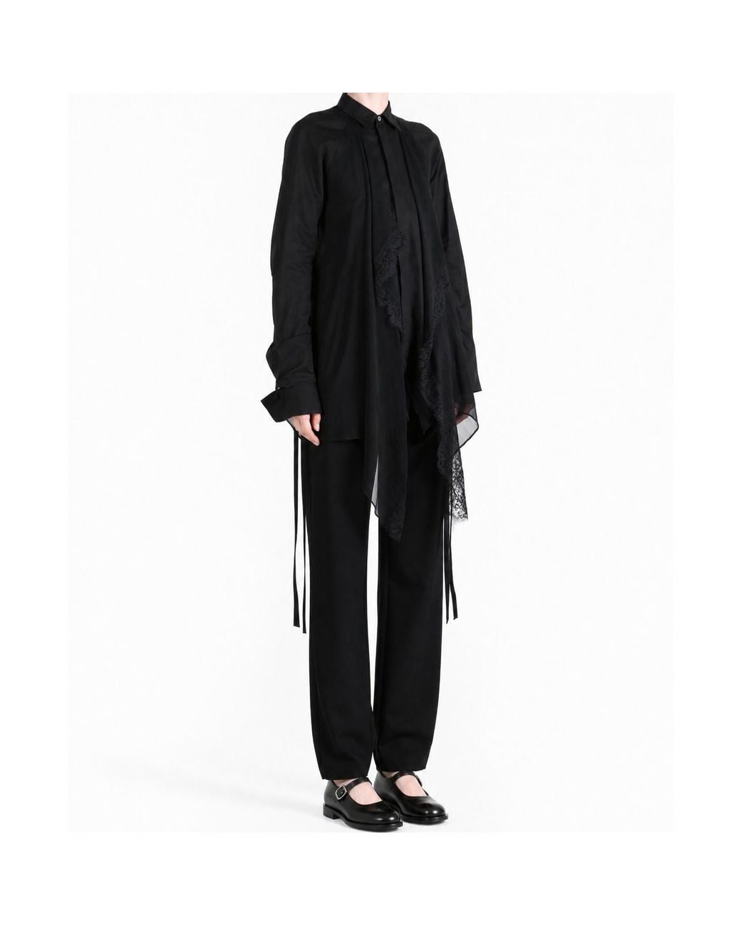 Ann Demeulemeester Black Sini Comfort Shirt