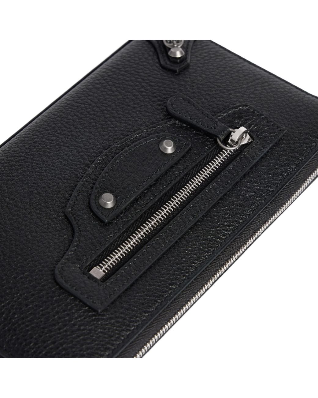Balenciaga Black Le City Business Continental Wallet for men
