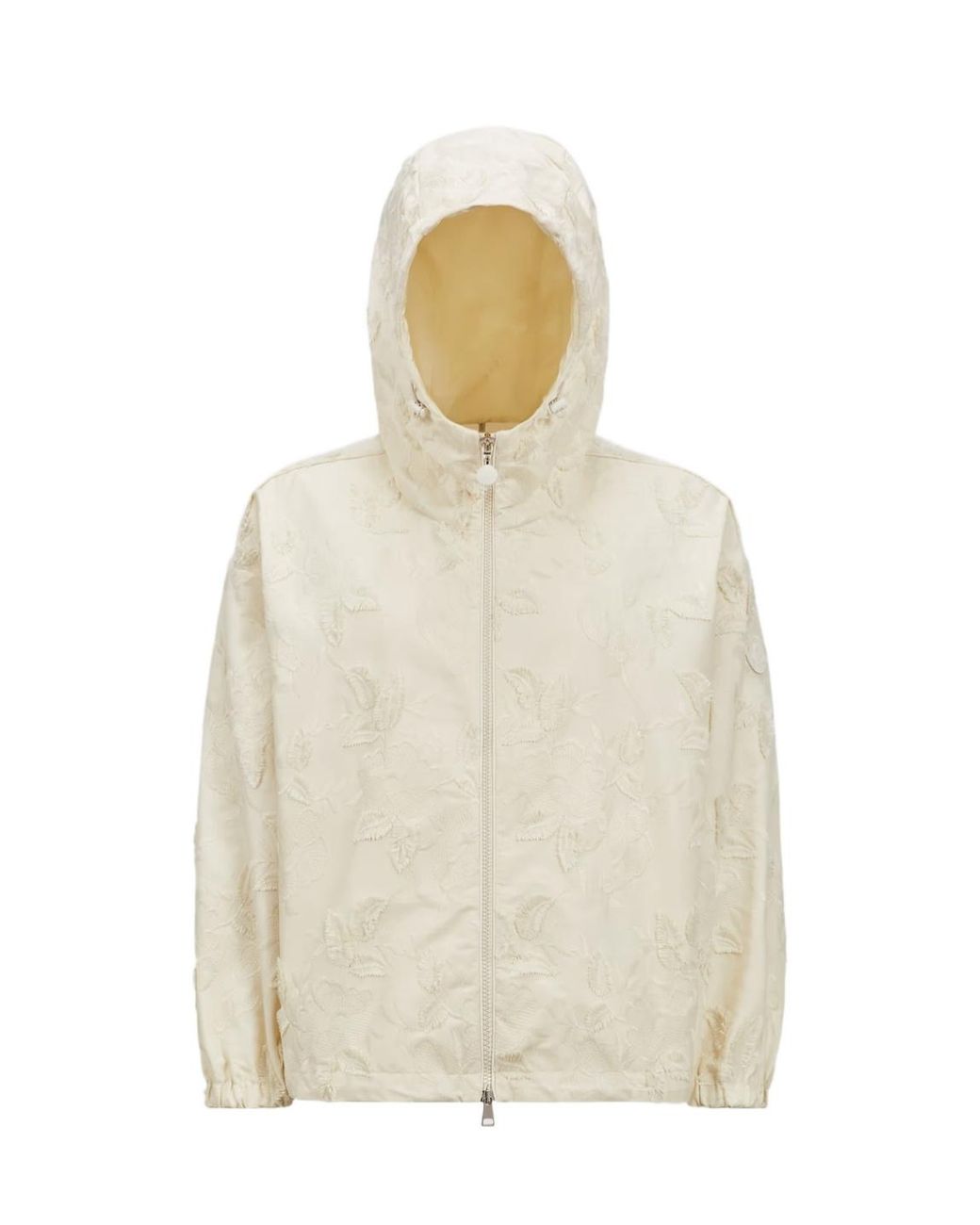 Moncler White Charmeil Hooded Jacket