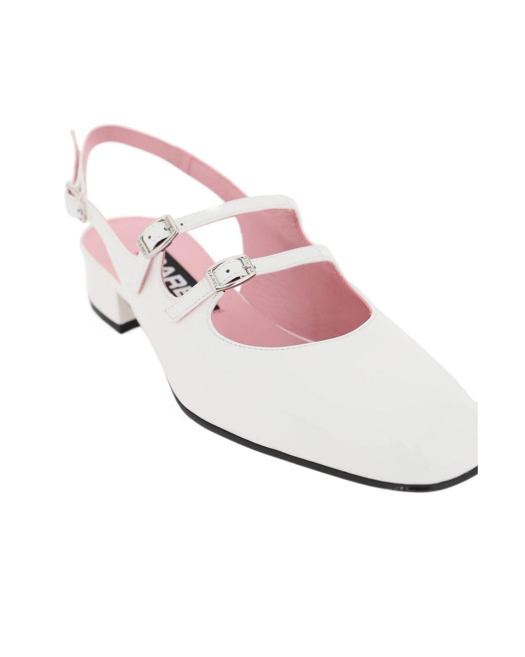 CAREL PARIS Pink Carel Peche Patent Flat Shoes