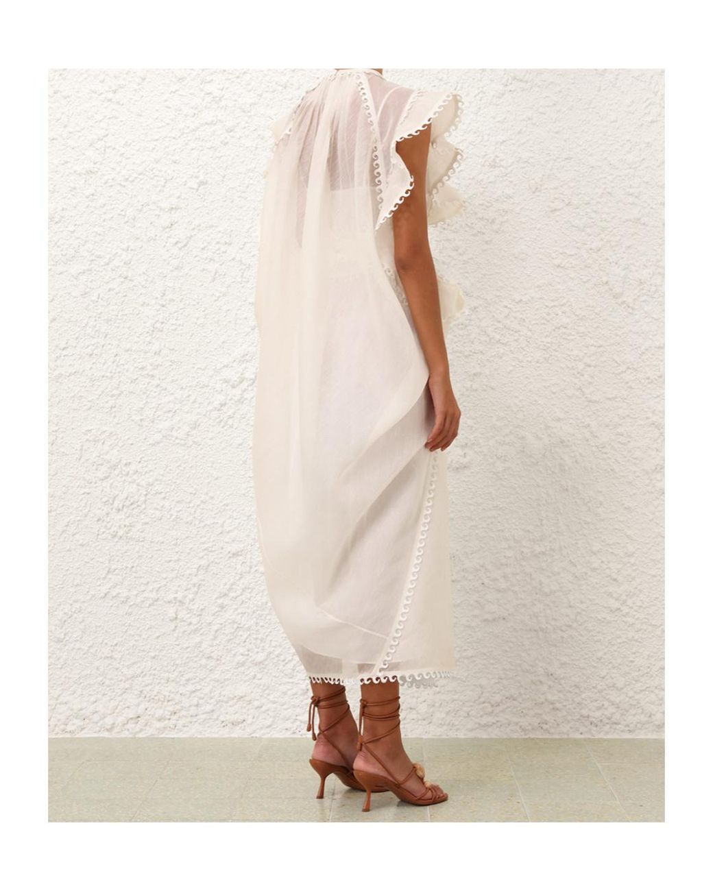Zimmermann White Balance Waterfall Dress