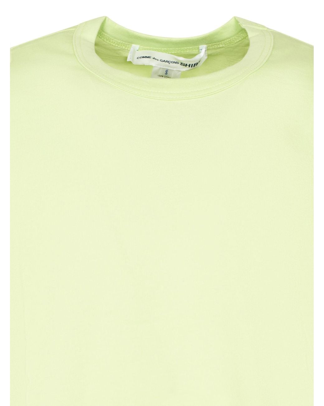 Comme des Garçons Yellow Short-Sleeved T-Shirt for men
