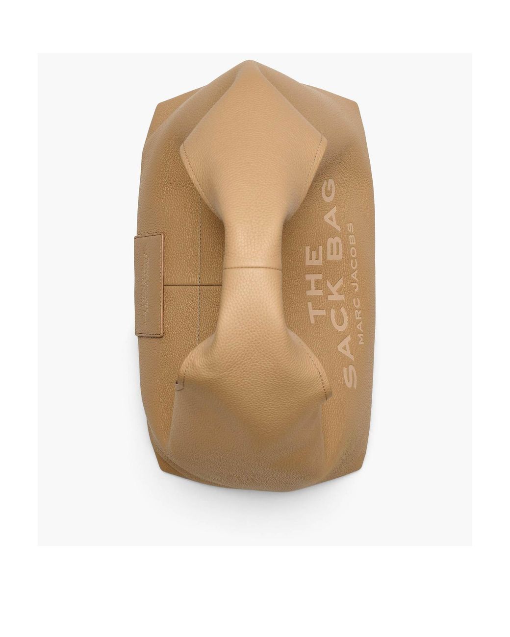 Marc Jacobs Natural The Sack Logo Detailed Shoulder Bag