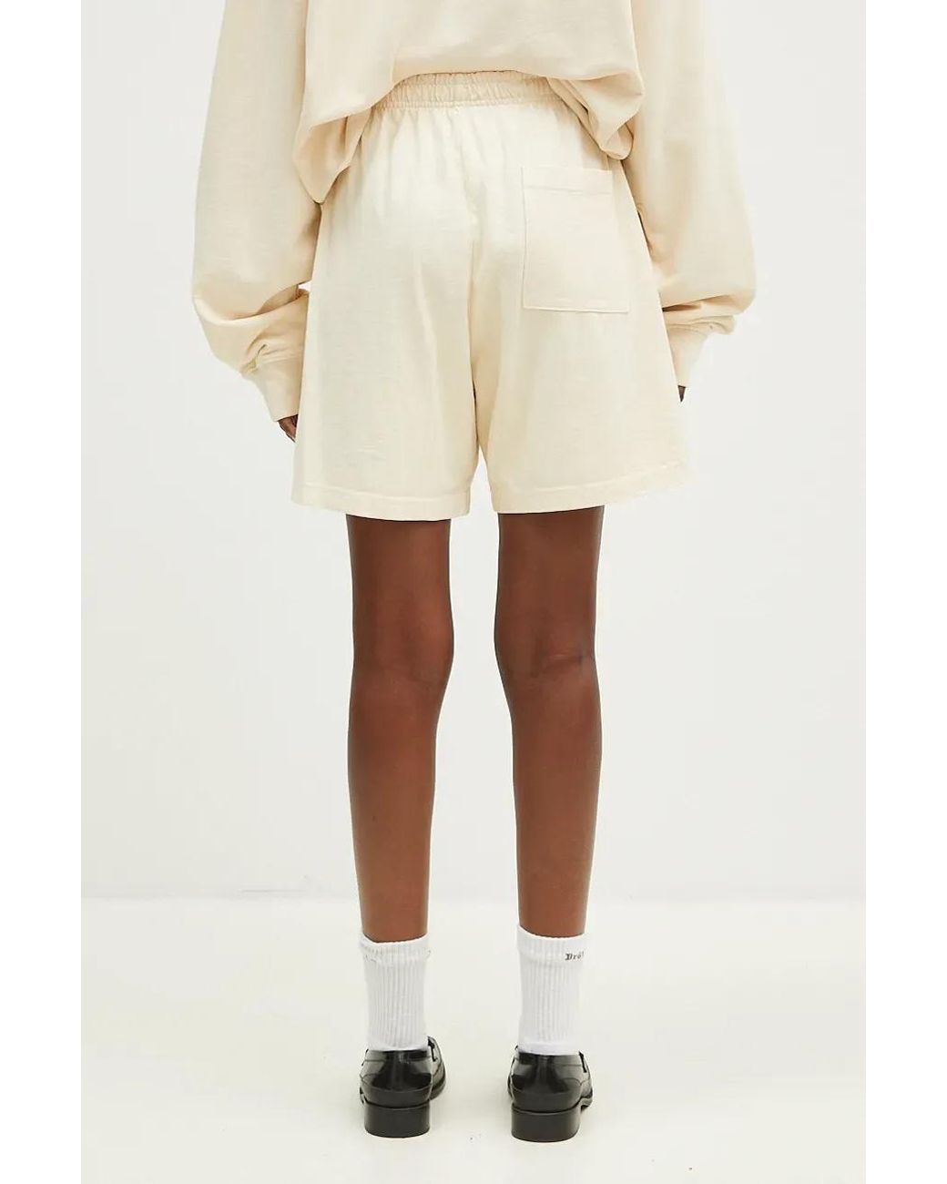 Sporty & Rich Natural Elastic Waist Shorts
