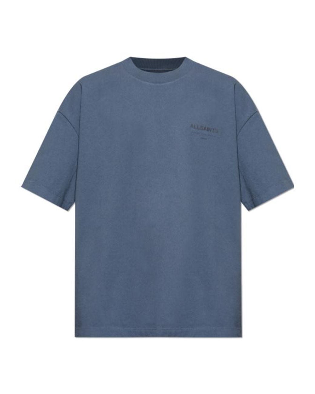 AllSaints Blue Underground Logo T-Shirt for men
