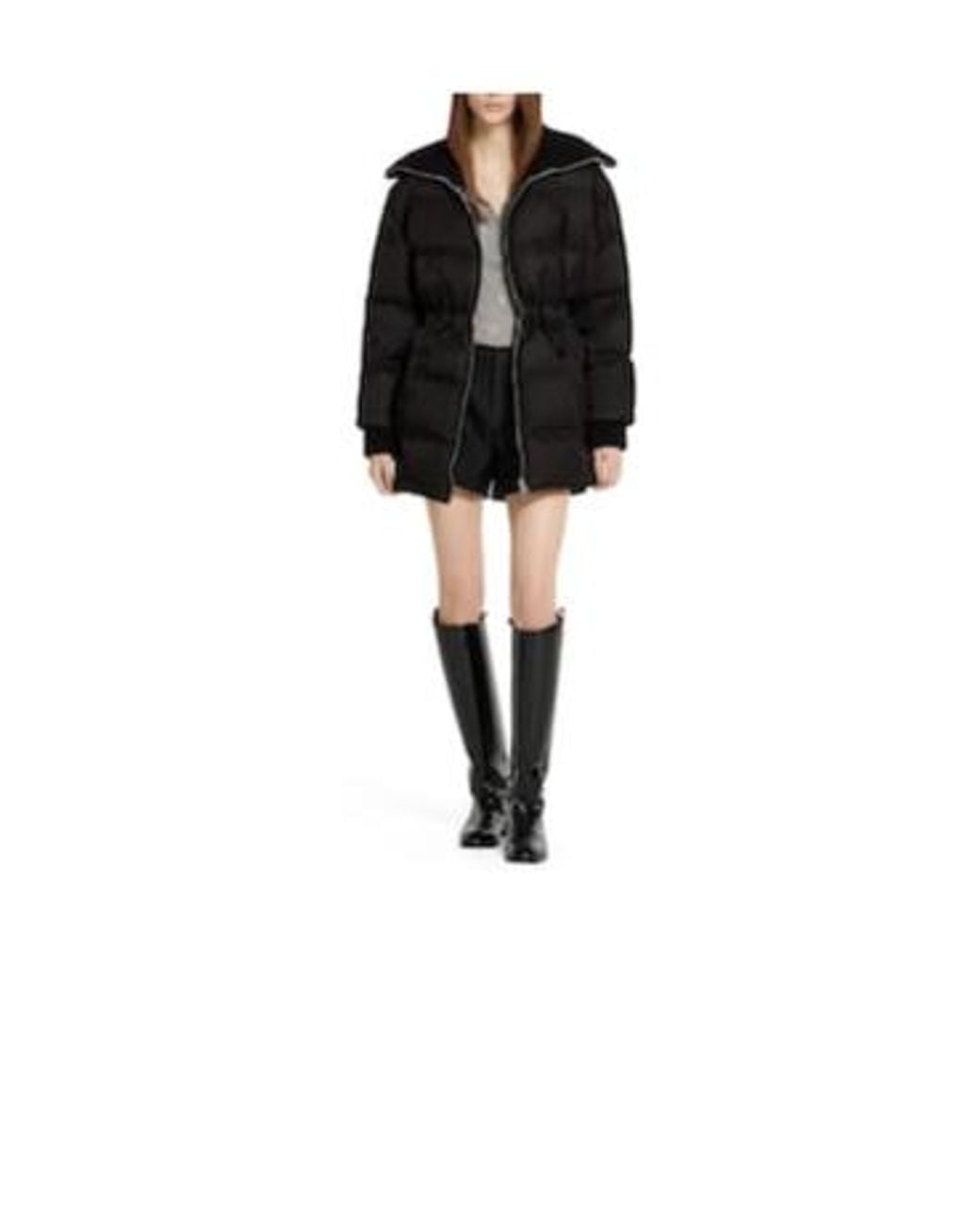 Gucci Blue Zip-Up Hooded Puffer Jacket