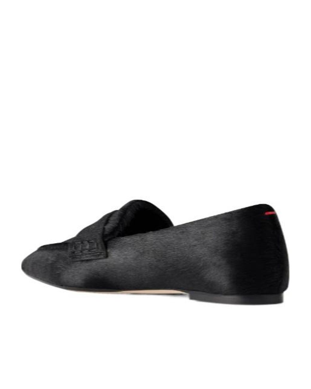Aeyde Black Pony Hair Loafers