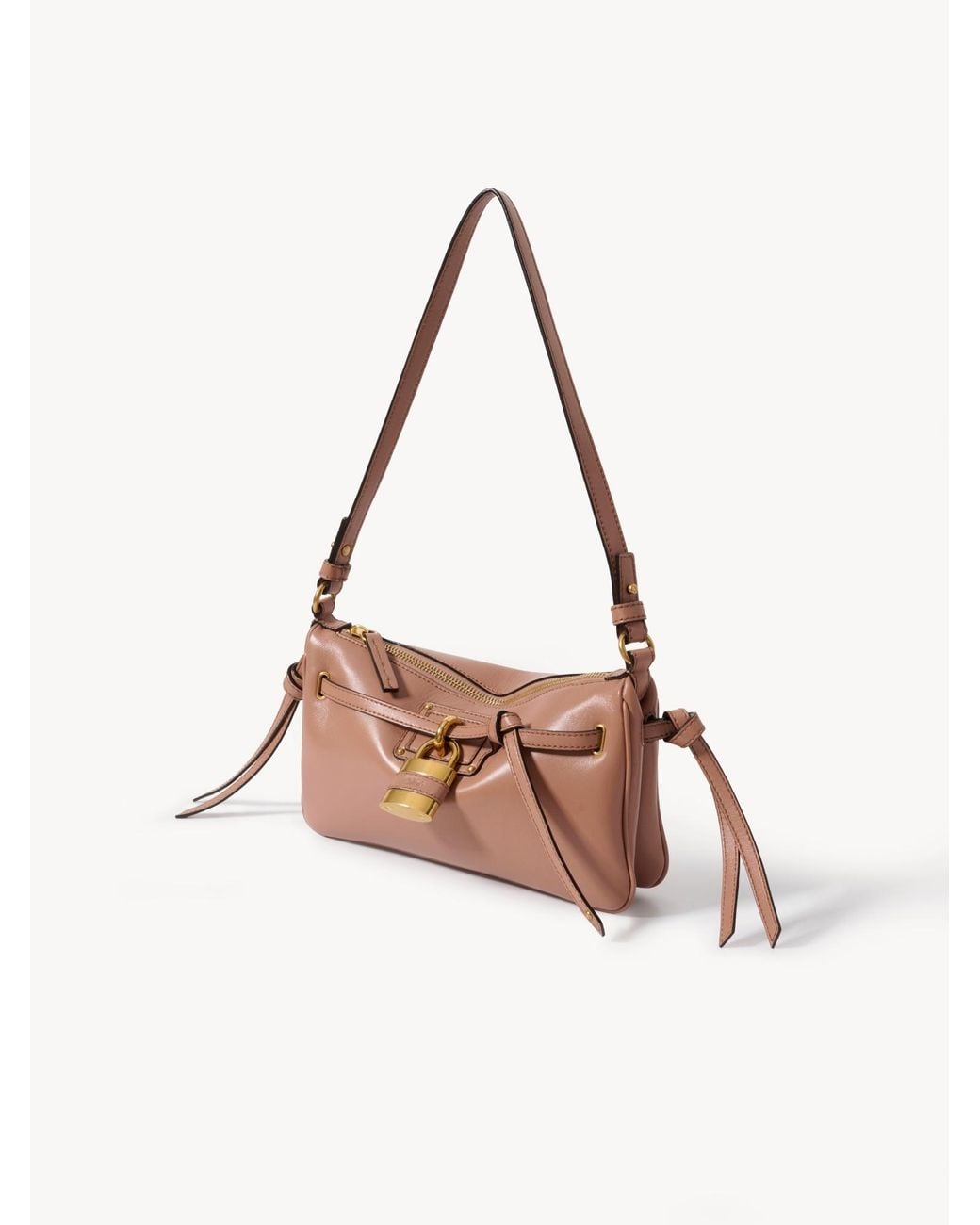 Chloé Brown Mini Paddington Sling Pouch With Strap