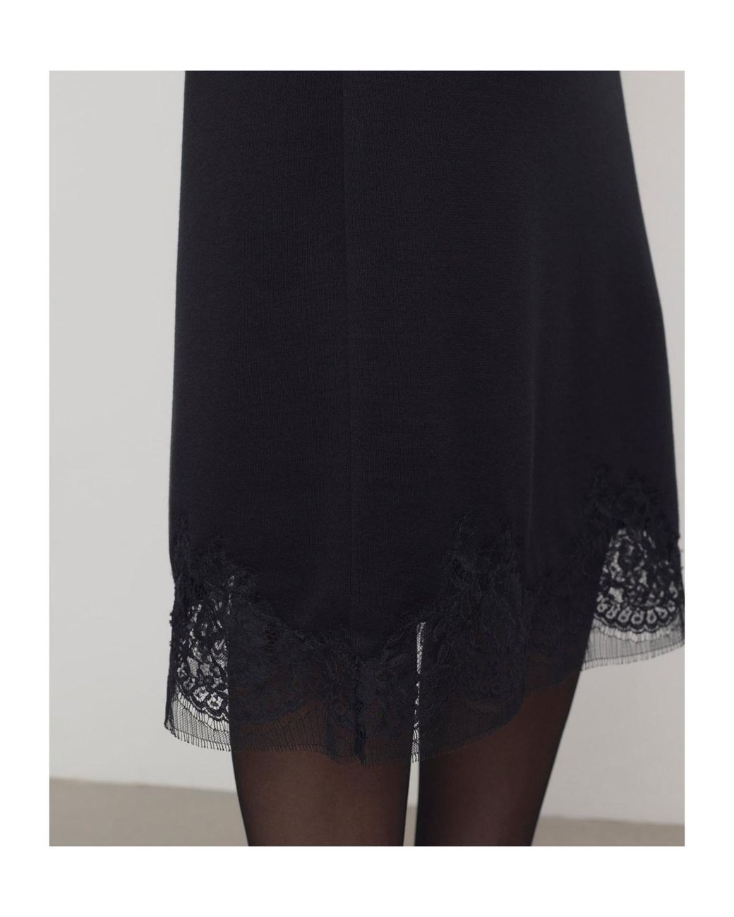 The Row Black Mea Skirt