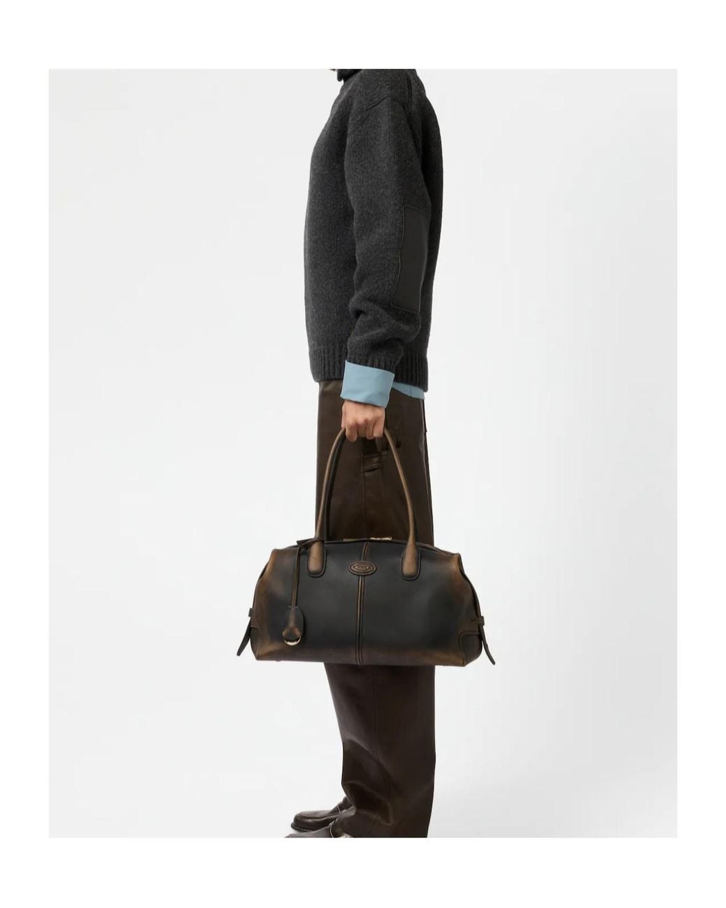 Tod's Black Di Bag Bowling Bag