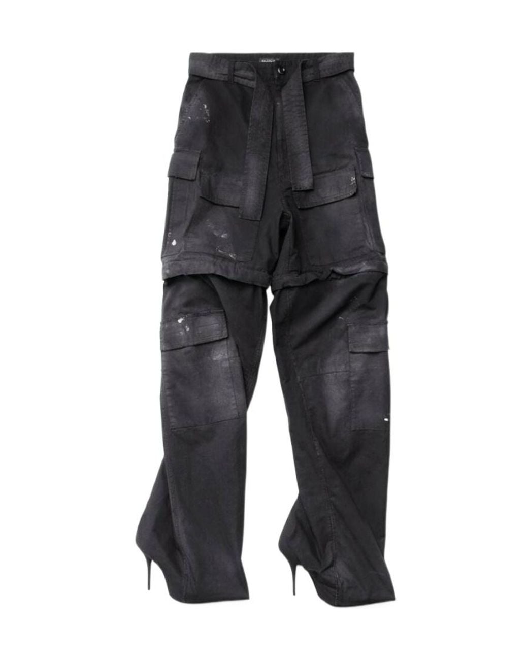 Balenciaga Black Knife Cargo Pantashoes