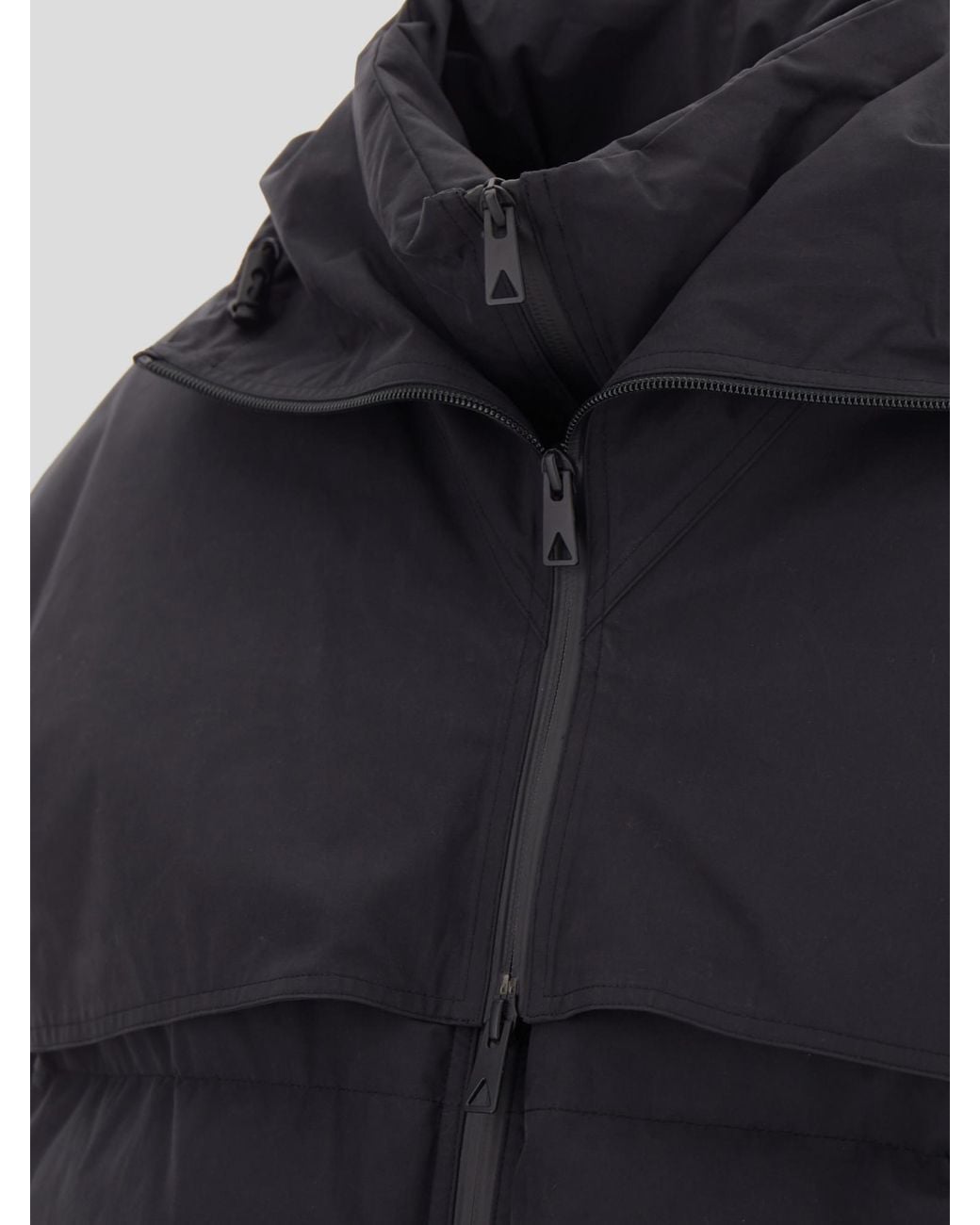 Bottega Veneta Black Padded High Neck Jacket